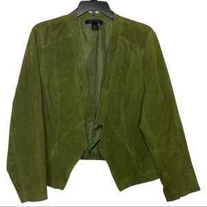 Ashley Stewart Suede Blazer